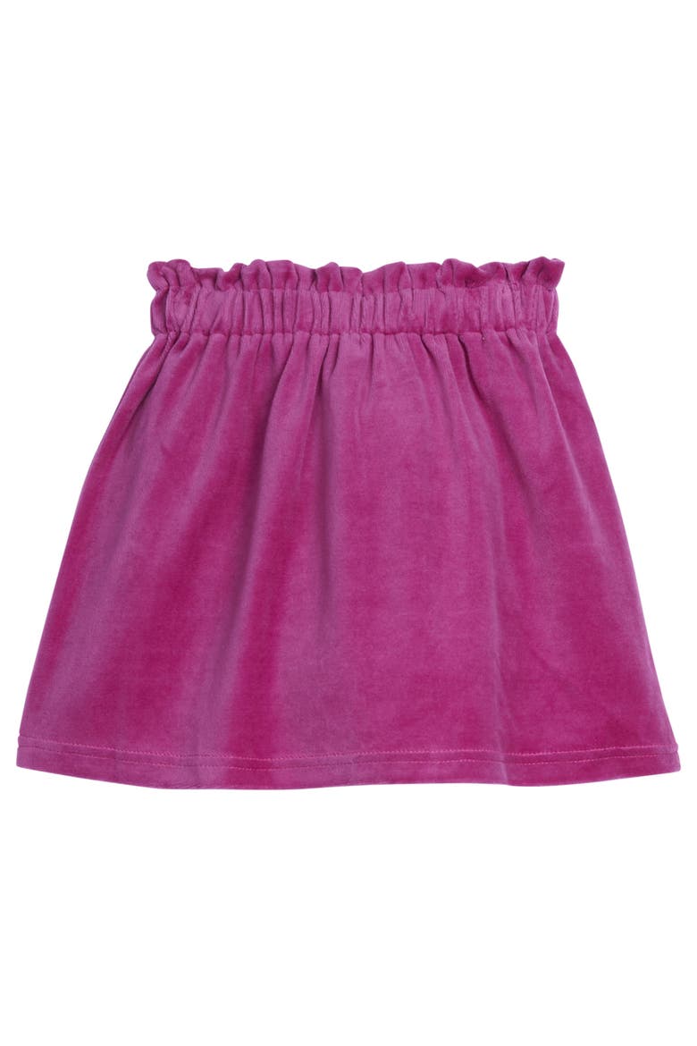 Kids' Velour Portofino Skirt, Main, color, Magenta Velour