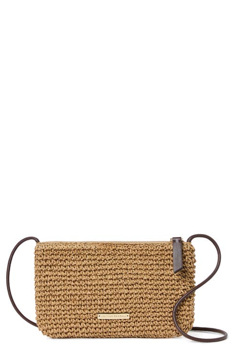 Yasmine Raffia Crossbody