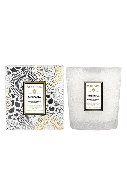 Voluspa Mokara Boxed Classic Candle in White 