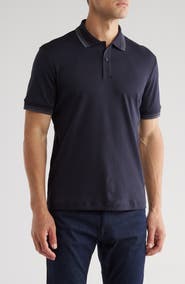 BOSS Parlay Tipped Cotton Polo