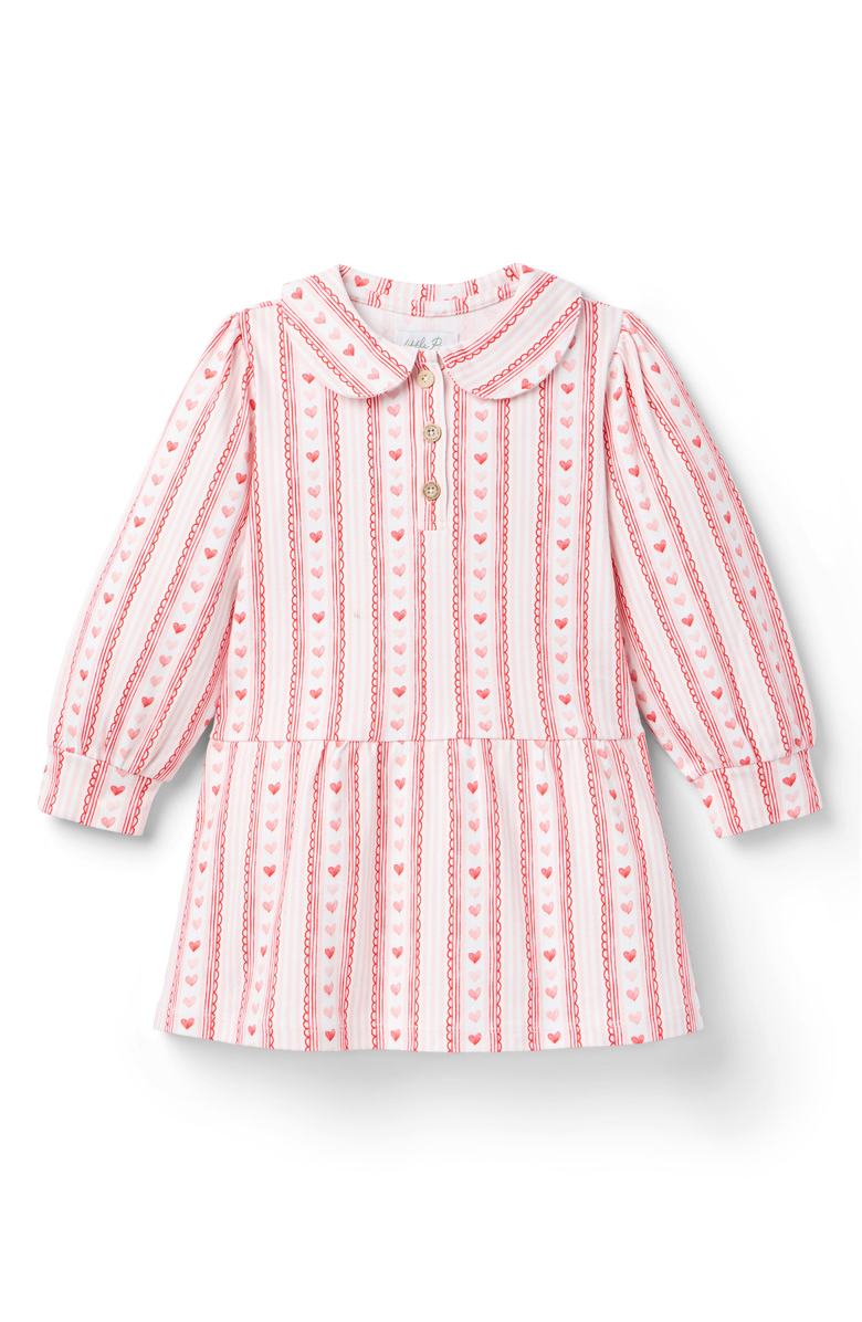 Little Paper Kids Isabel Sweetheart Stripe Dress, Main, color,