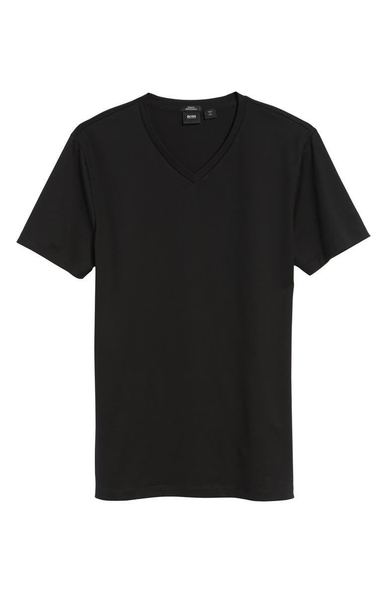 BOSS V-Neck T-Shirt, Alternate, color, 