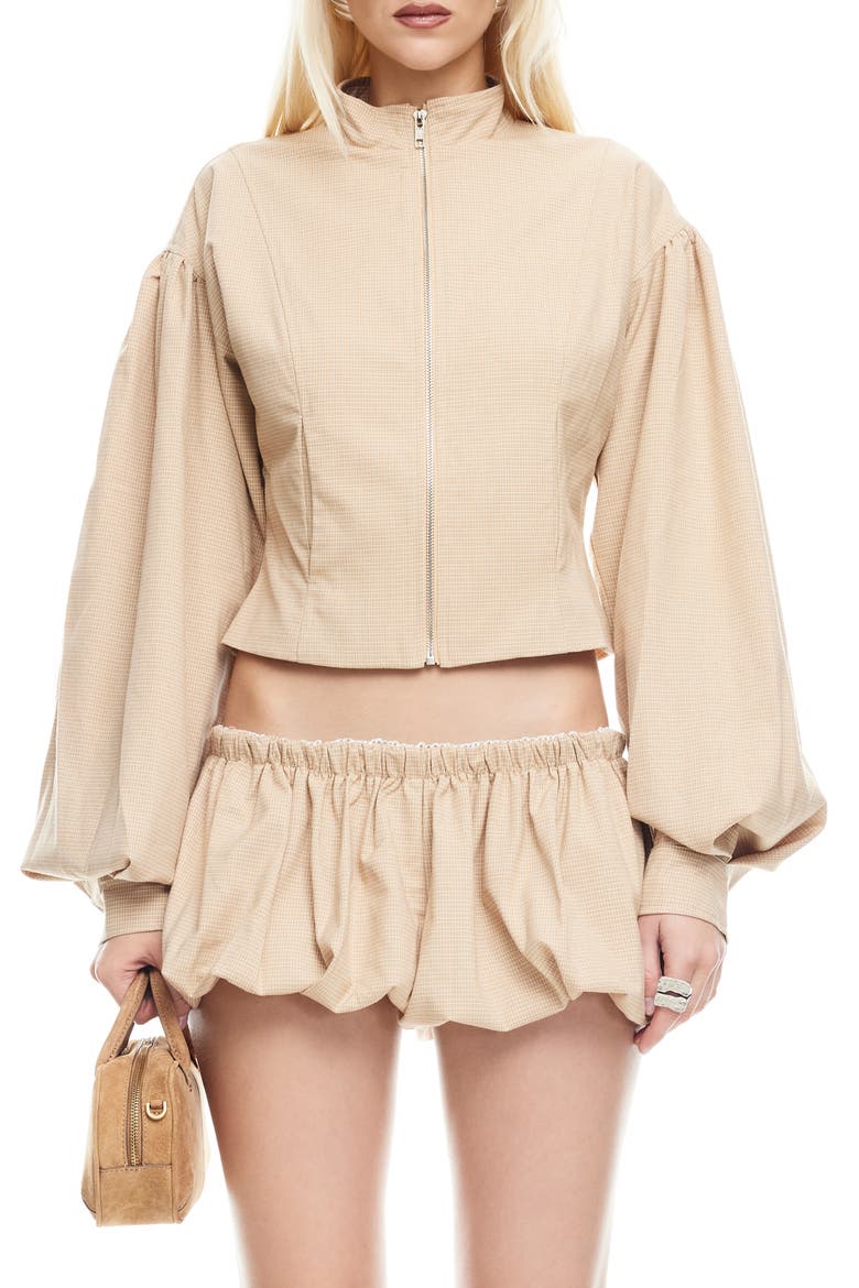 Eclipse Check Plaid Jacket, Main, color, BEIGE PLAID
