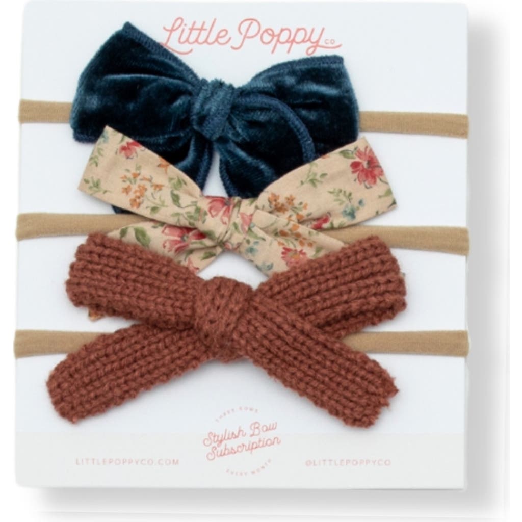 Little Poppy Co The Headband Mini Bow Set In The Amelia