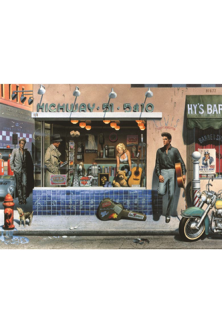 Highway 51 1000 piece Jigsaw Puzzle for Adults, Alternate, color, Multicolor