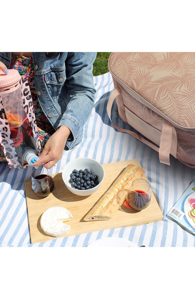 MYTAGALONGS Print Large Cooler Tote, Alternate, color, Coral Multi