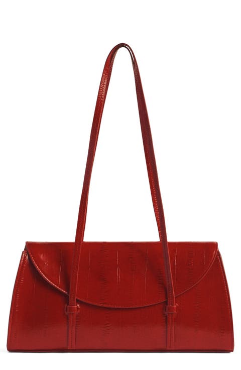 Elena Leather Shoulder Bag