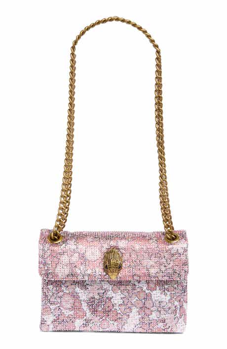 Mini Fabric Kensington Crystal Crossbody Bag