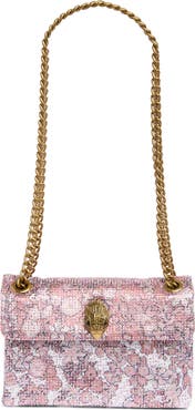 Kurt Geiger London Mini Fabric Kensington Crystal Crossbody Bag