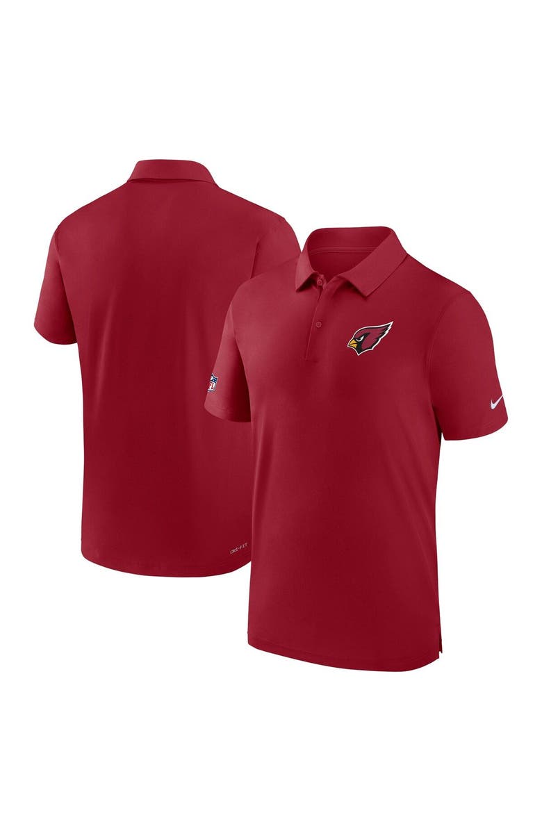 Nike Men's Nike Cardinal Arizona Cardinals Sideline Coaches Performance Polo, Main, color, 