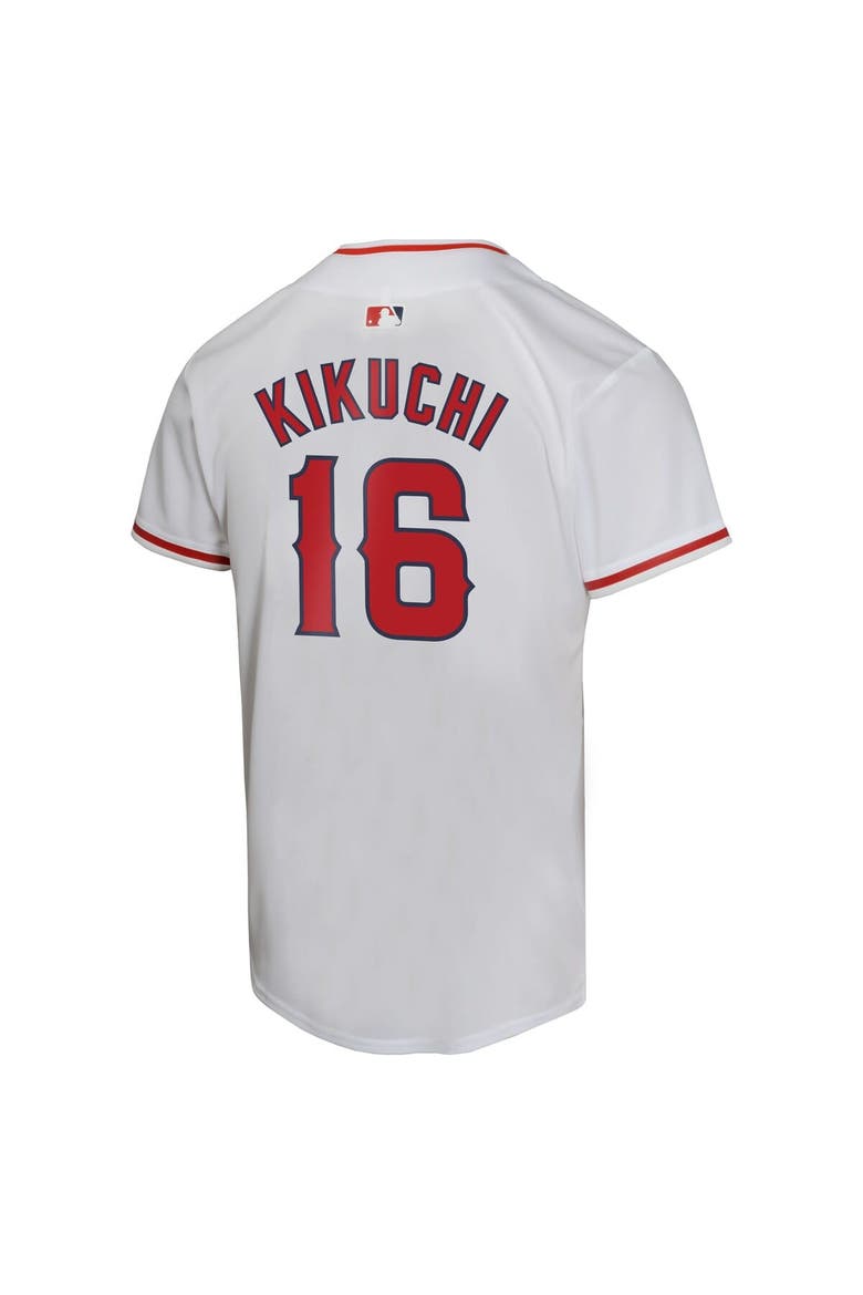 Youth Nike Yusei Kikuchi White Los Angeles Angels Home Game Player Jersey, Alternate, color, White