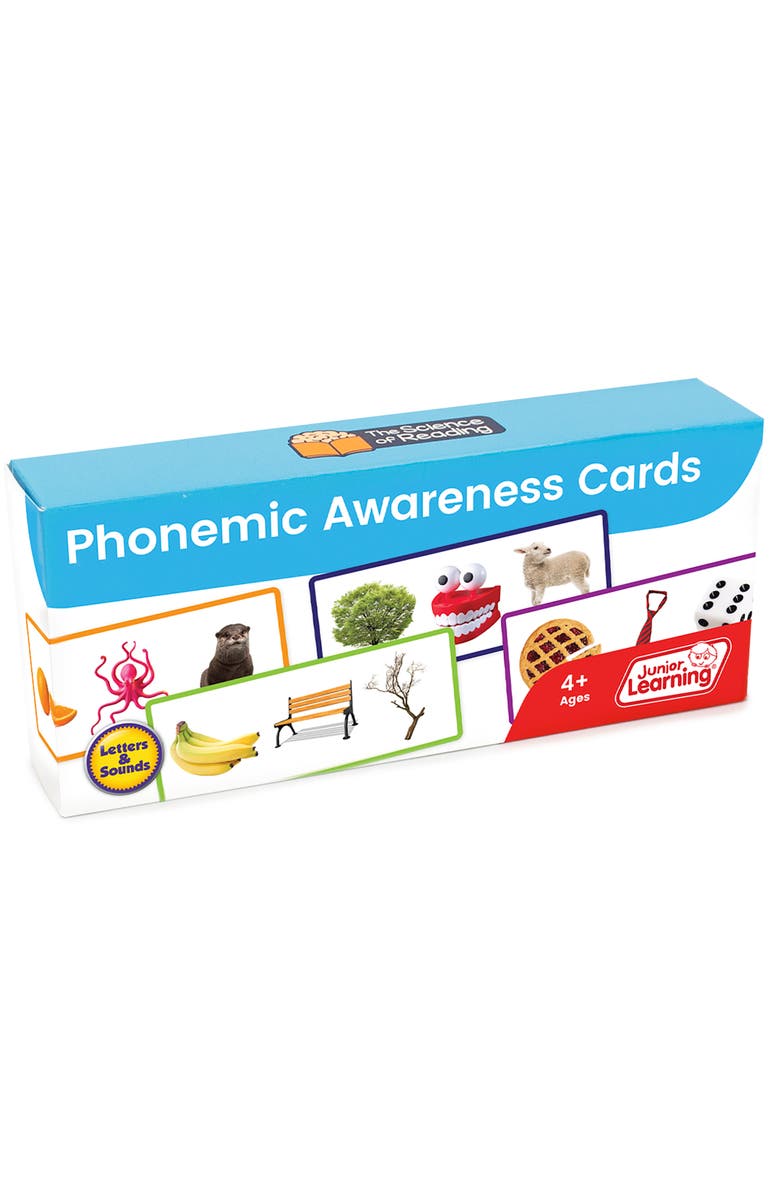 Junior Learning Phonemic Awareness Flashcards, Main, color, Multicolored