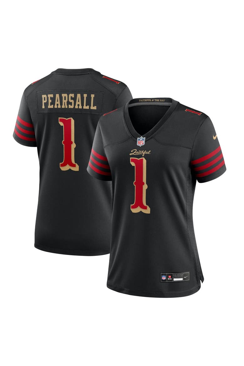 Women's Nike Ricky Pearsall Black San Francisco 49ers Rivalries Collection Game Jersey, Main, color, Black