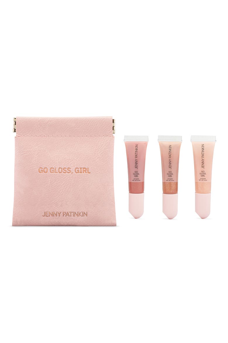 Go Gloss, Girl Lipgloss Set, Main, color, PINK/ PEACH/ BEIGE