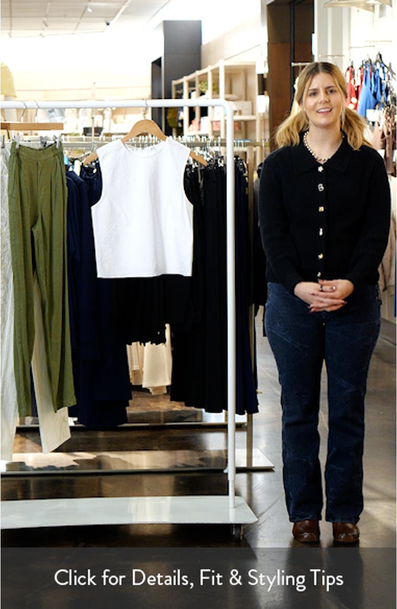 Sleeveless Crop Cotton & Modal Top, sales video thumbnail