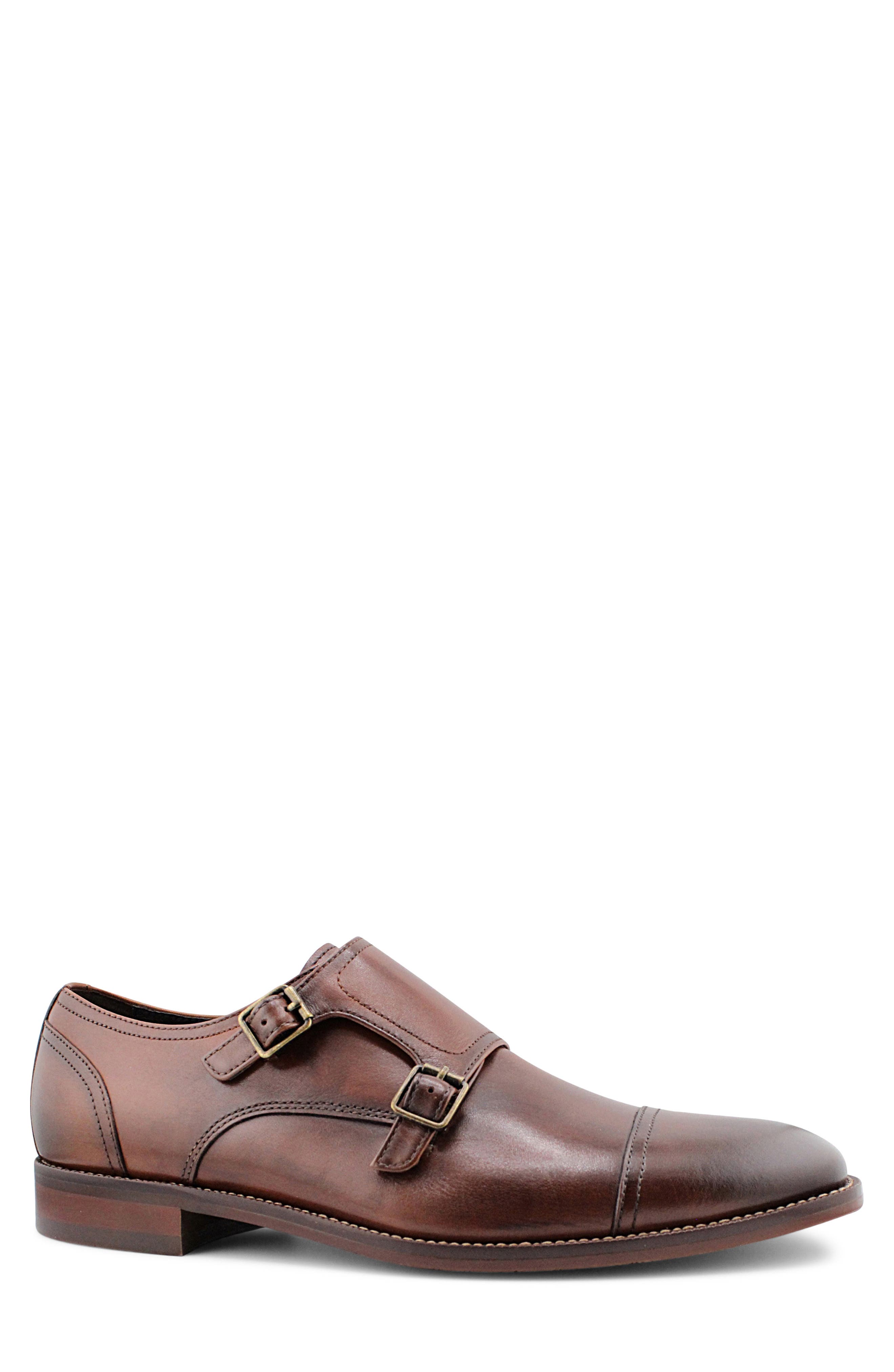 Blake Mckay Max Double Monk Strap Shoe, Main, color, Brown