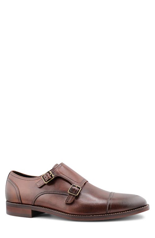 Blake Mckay Max Double Monk Strap Shoe in Brown 