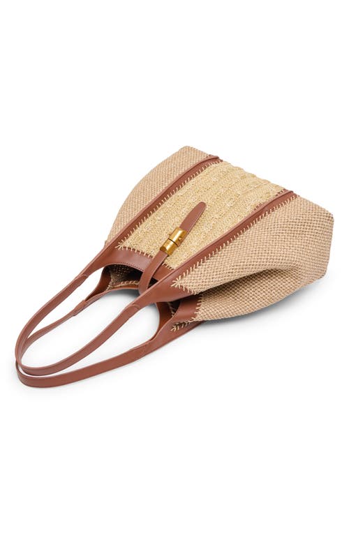 DOLCE VITA DOLCE VITA LOURDES WOVEN RAFFIA TOTE