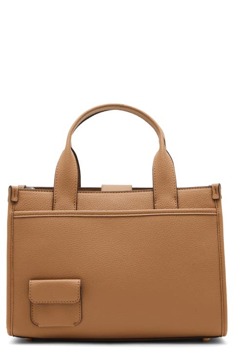 Midi Satchel with Pouch