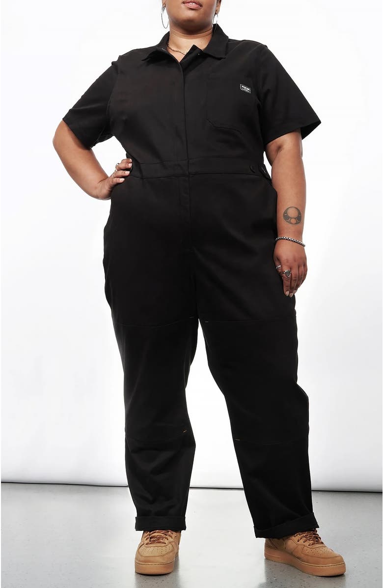 WILDFANG The Essential High Waisted Coverall, Alternate, color, Black