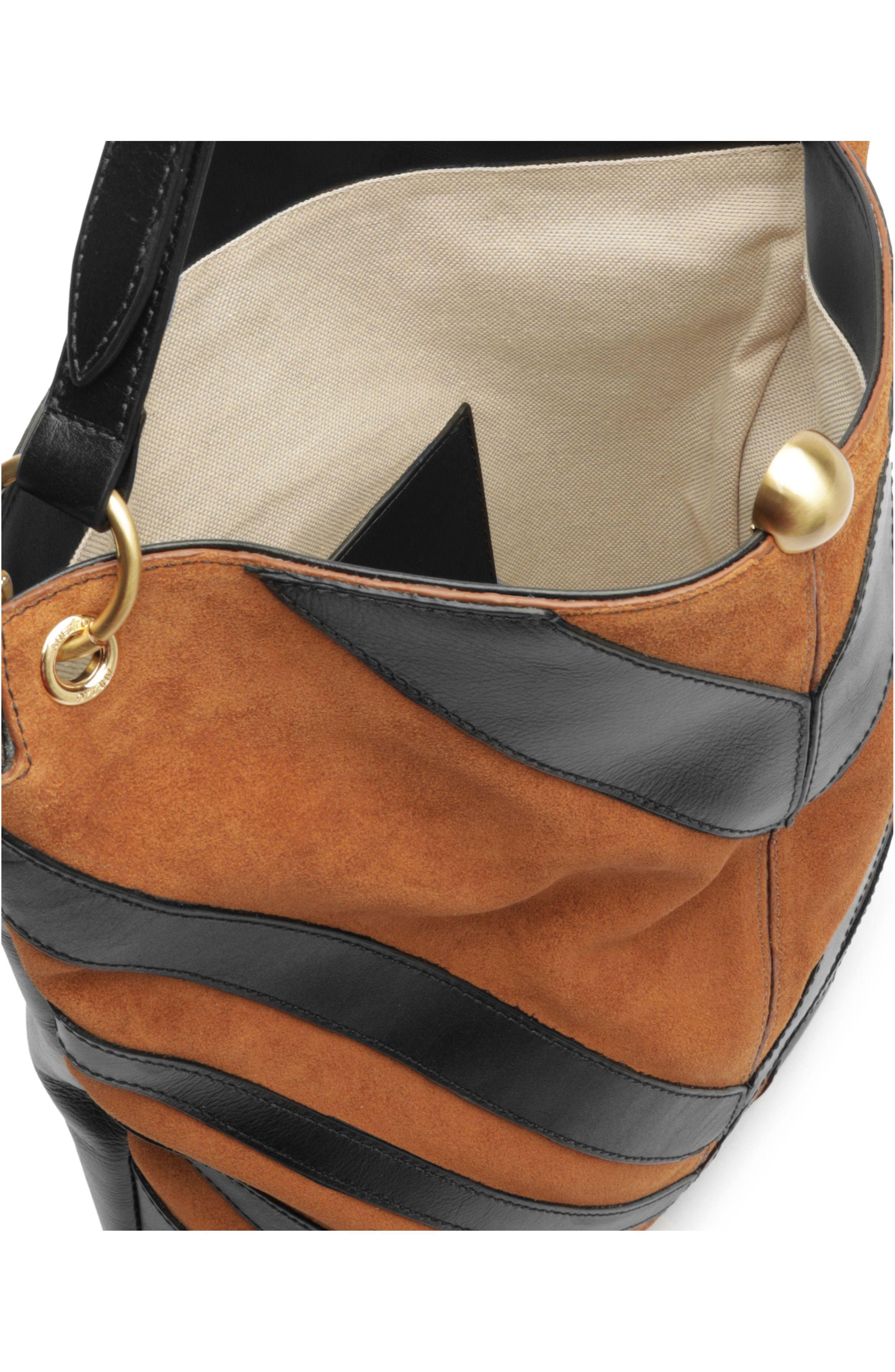 Aurora Large Leather Hobo Bag, Alternate, color, SOUL NATURAL