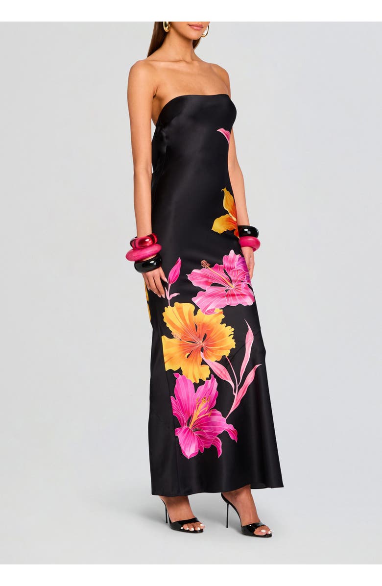 Retrofête Keaton Silk Dress, Alternate, color, 