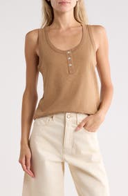 Veronica Beard Harrison Henley Tank