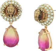Kurt Geiger London Eagle Pavé & Crystal Drop Earrings