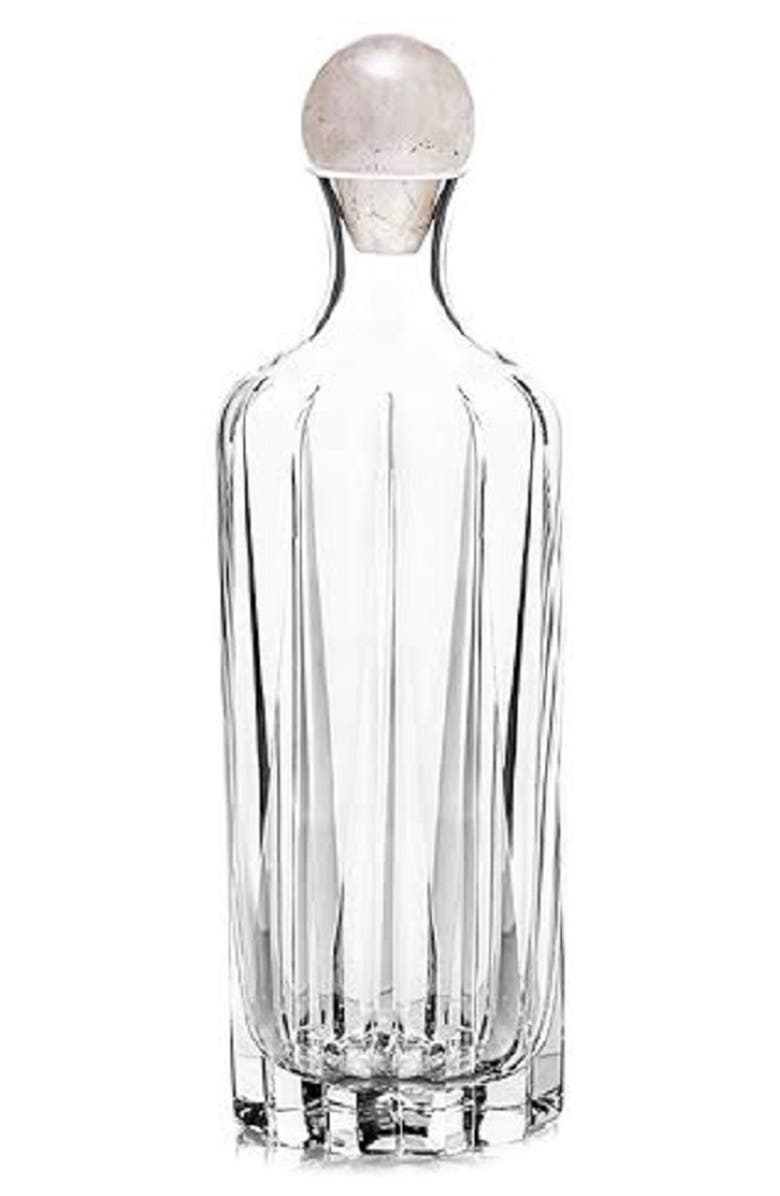 ANNA New York Elevo Liquor Decanter, Main, color, Smoke Agate