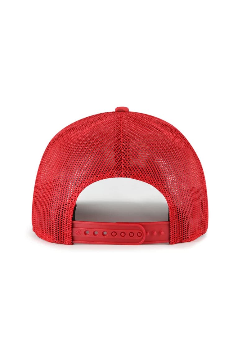 Men's '47 Red Washington Nationals Fiji Trucker Adjustable Hat, Alternate, color, Red