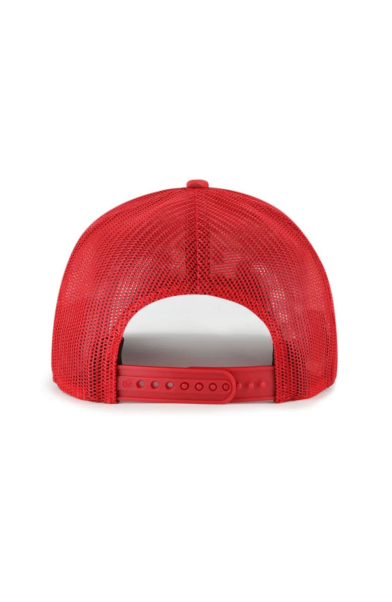 '47 Men's '47 Red Washington Nationals Fiji Trucker Adjustable Hat, Alternate, color, Red