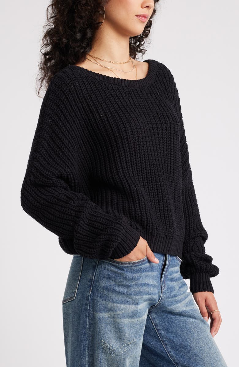 BP. Relaxed Reversible Sweater, Alternate, color,