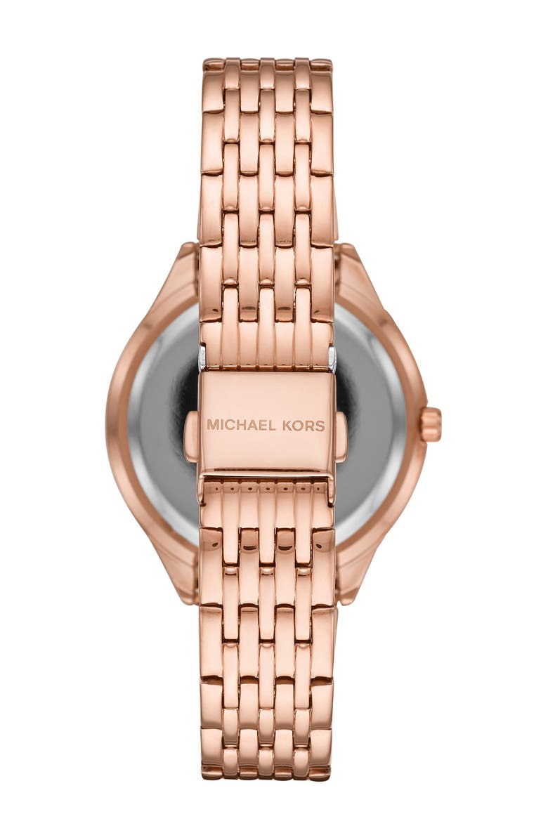 Michael Kors Mindy Crystal Bracelet Watch, 36mm, Alternate, color, 