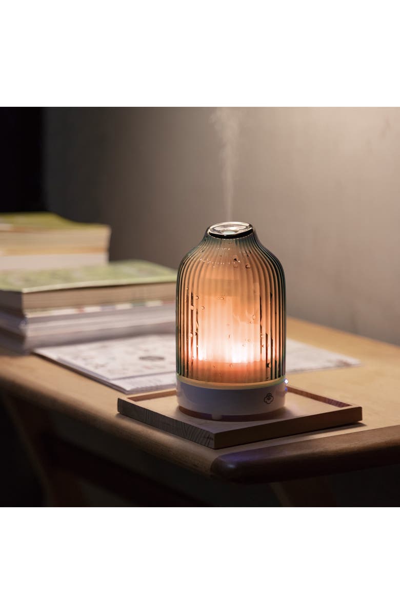 SERENE HOUSE Fountain Glass Ultrasonic Aroma Diffuser, Alternate, color, Grey