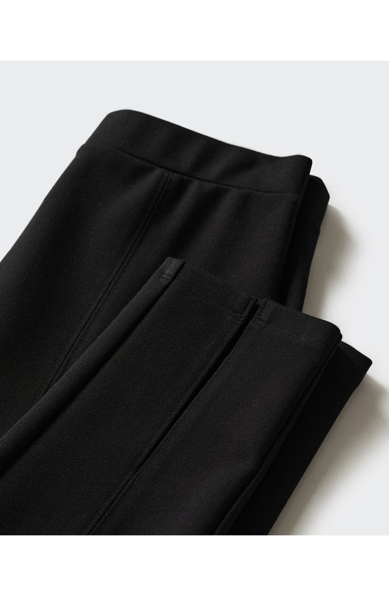 MANGO Slit Hem Leggings, Alternate, color,