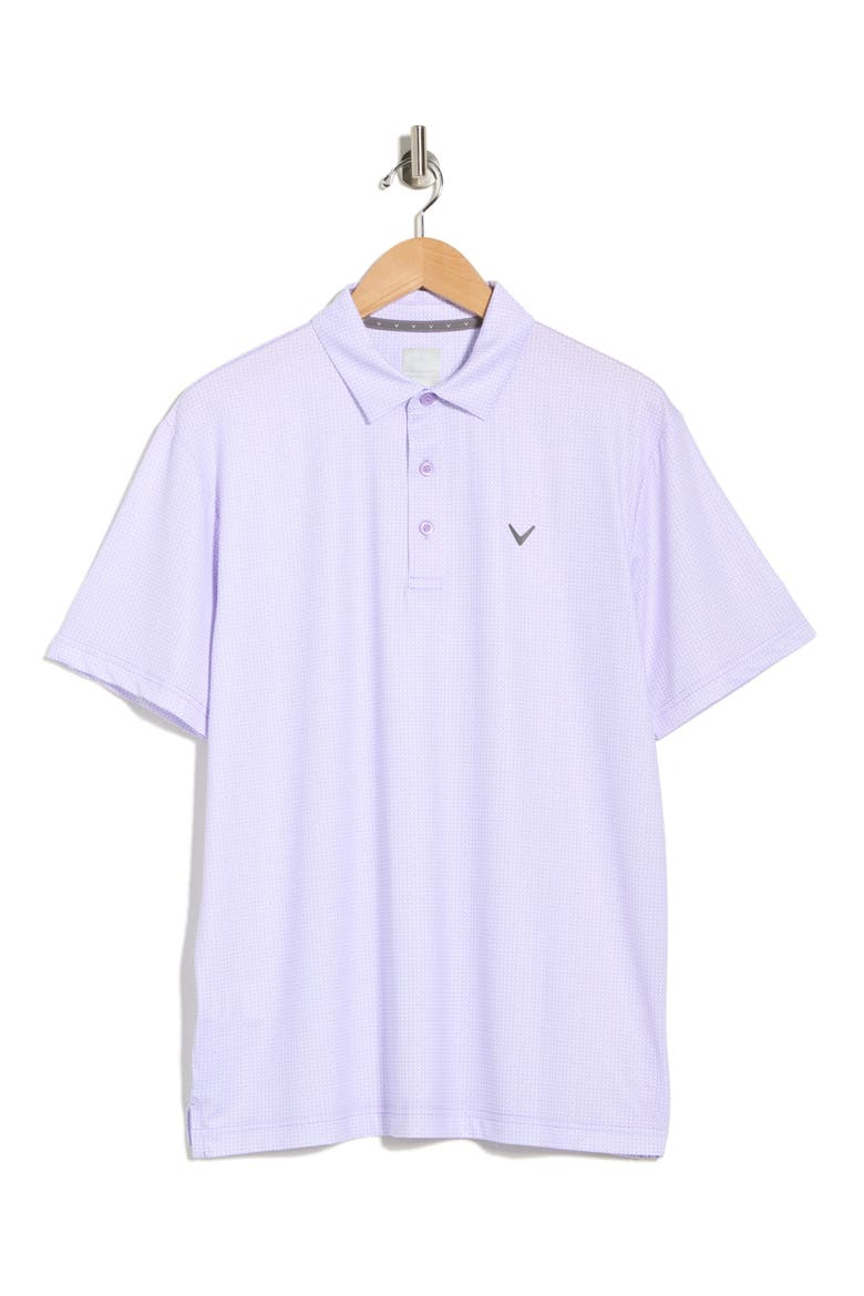 Foulard Geometric Golf Polo, Alternate, color, SAND VERBANA