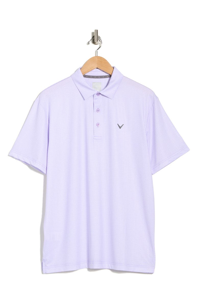 Callaway Foulard Geometric Golf Polo, Alternate, color, Sand Verbana