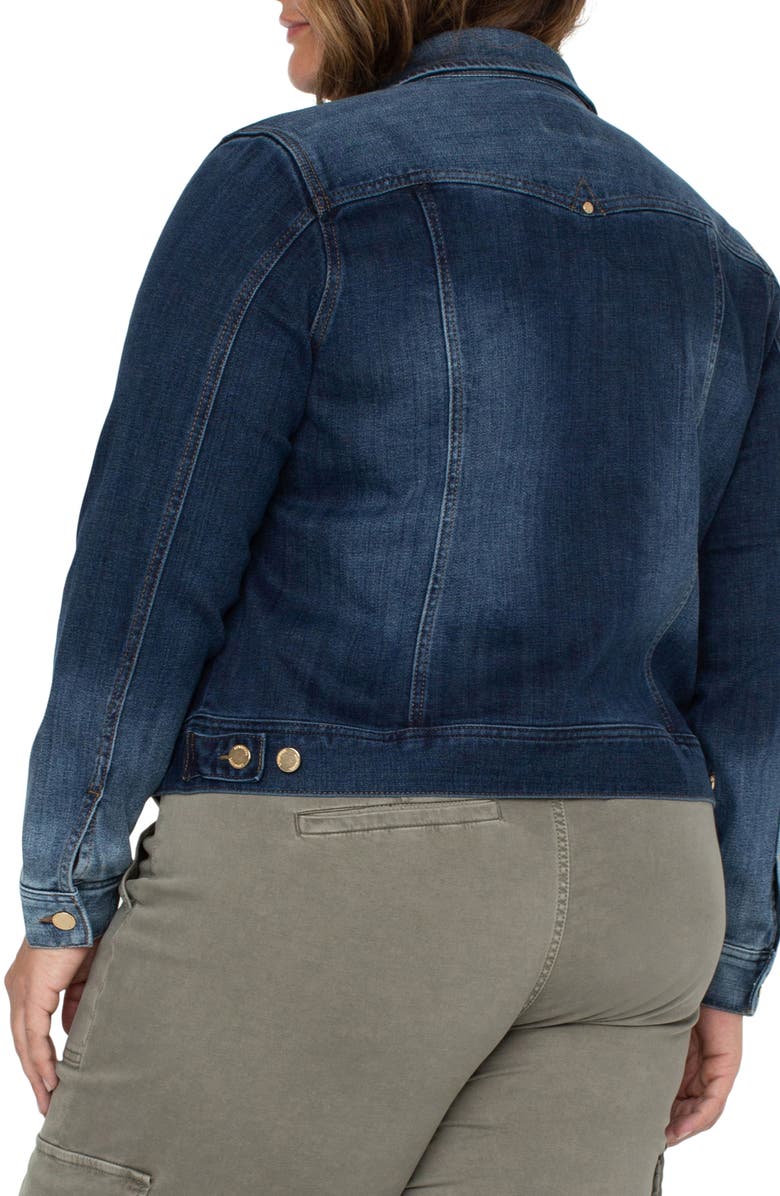 Liverpool Classic Denim Jacket, Alternate, color, 