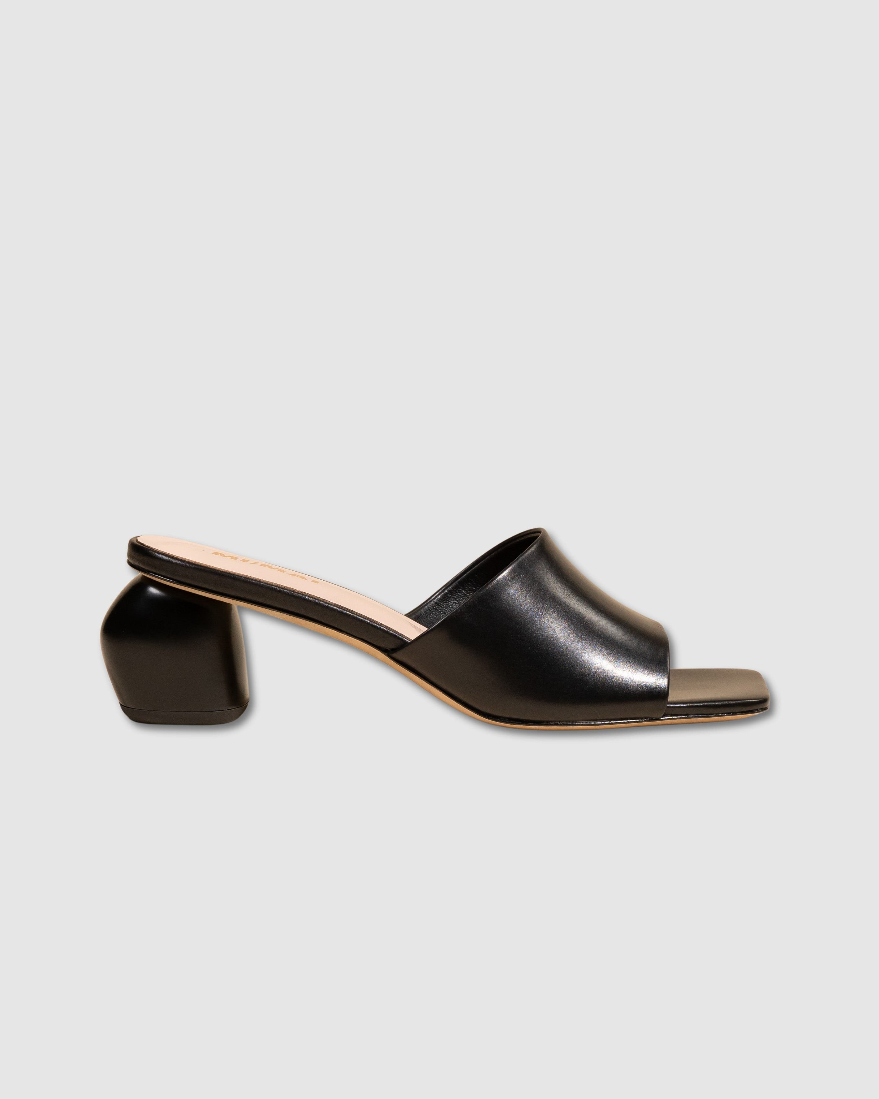 MI/MAI Gemma Low Heel Mule, Main, color, Black