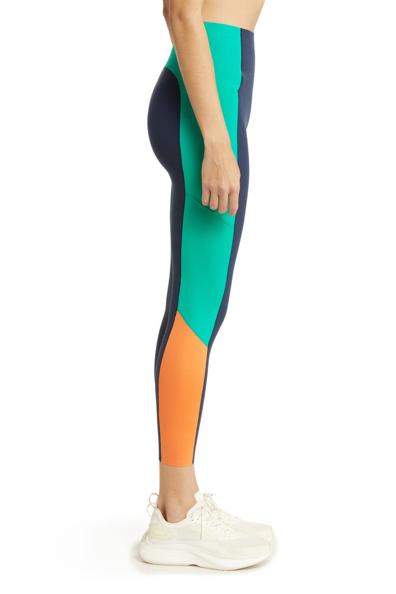High Waist Pocket Leggings, Alternate, color, NAVY BLUE