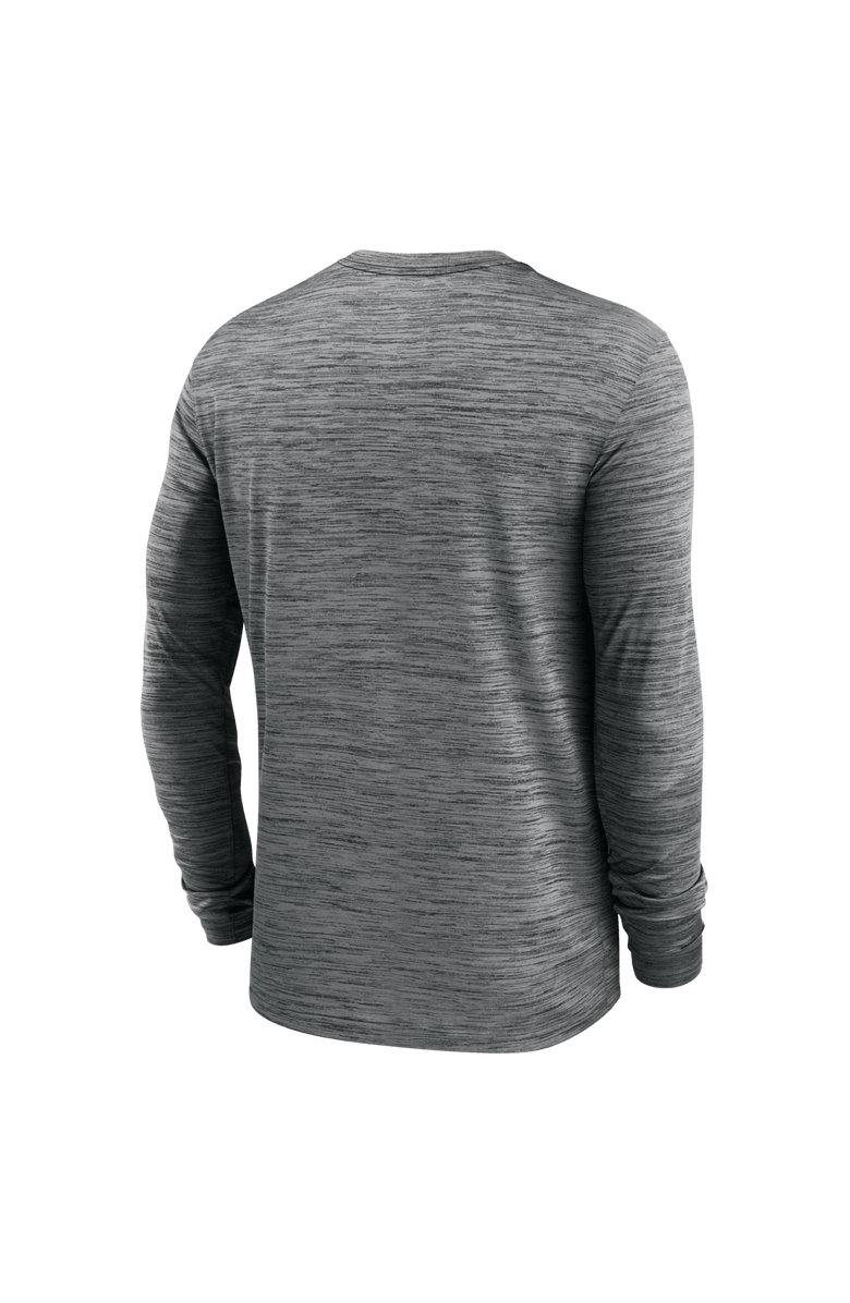Nike Men's Nike Anthracite Alabama Crimson Tide Sideline Velocity Dri-FIT Long Sleeve T-Shirt, Alternate, color, Anthracite