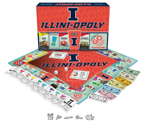 University Of Illinois Illiniopoly Monopoly Board Game