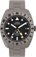 Timex® Expedition Pioneer Titanium GMT Automatic Bracelet Watch, 41mm