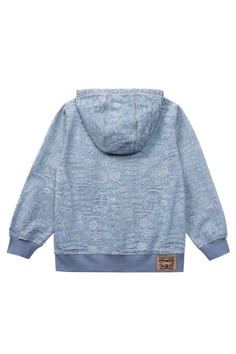 Monogram Hoodie, Alternate, color, Blue
