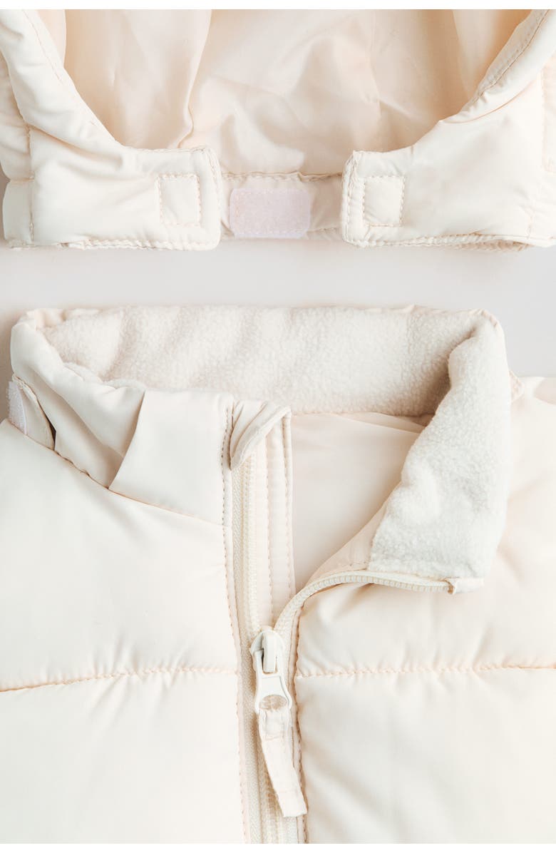 H&M Hooded Puffer Gilet, Alternate, color, 