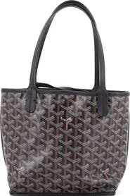 Pre-Owned Goyard Anjou Reversible Tote Coated Canvas Mini