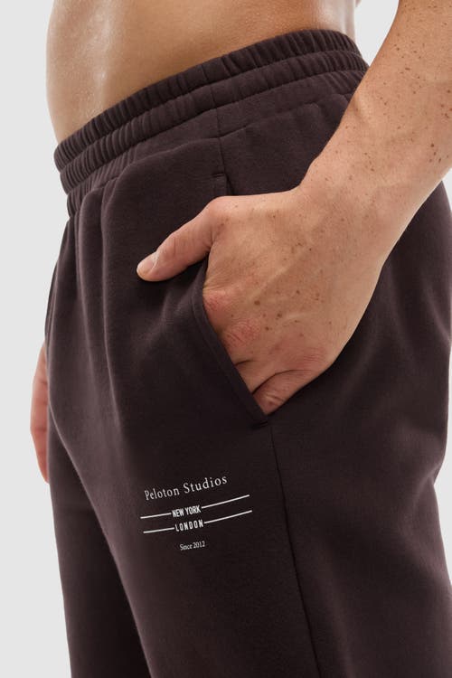Peloton Soft Fleece Sweatpant In Brown