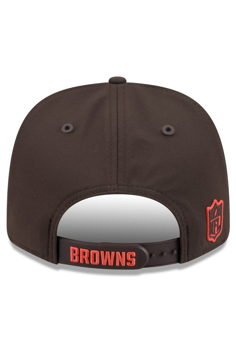 Men's New Era Brown Cleveland Browns 2026 Sideline 9SEVENTY Adjustable Hat, Alternate, color, Brown