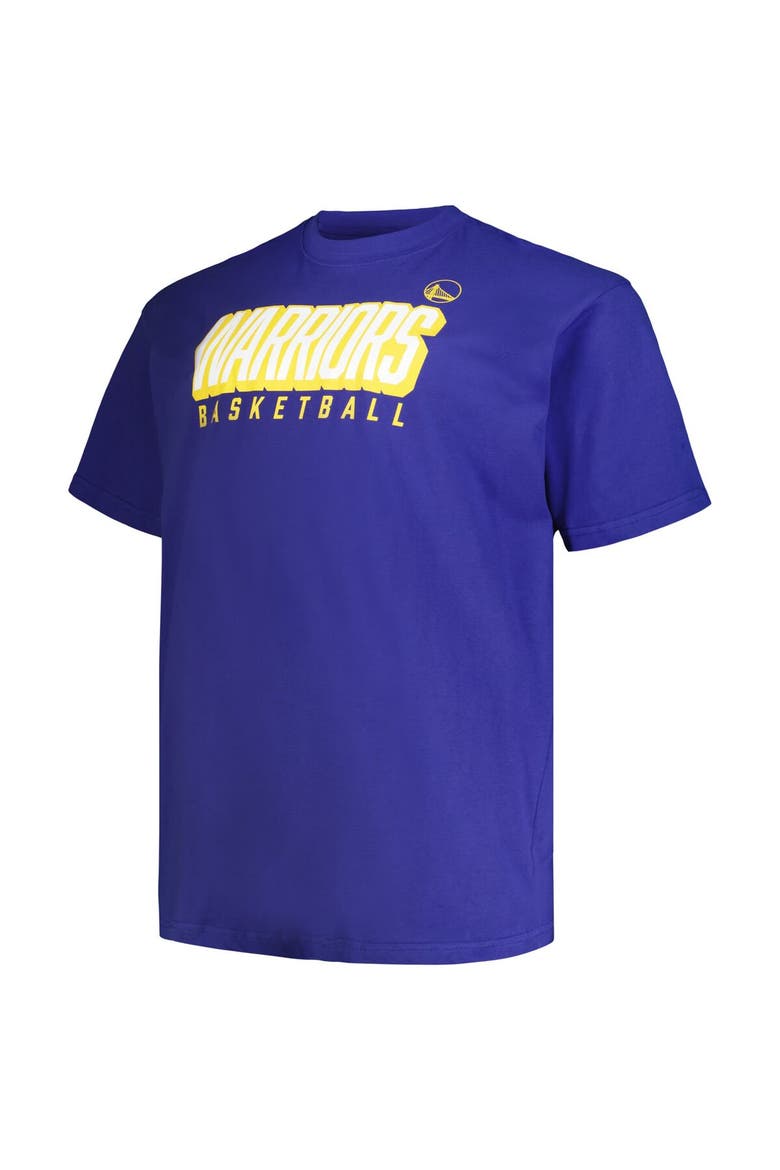 Men's Fanatics Branded Royal/Gold Golden State Warriors Big & Tall Short Sleeve & Long Sleeve T-Shirt Set, Alternate, color, Royal
