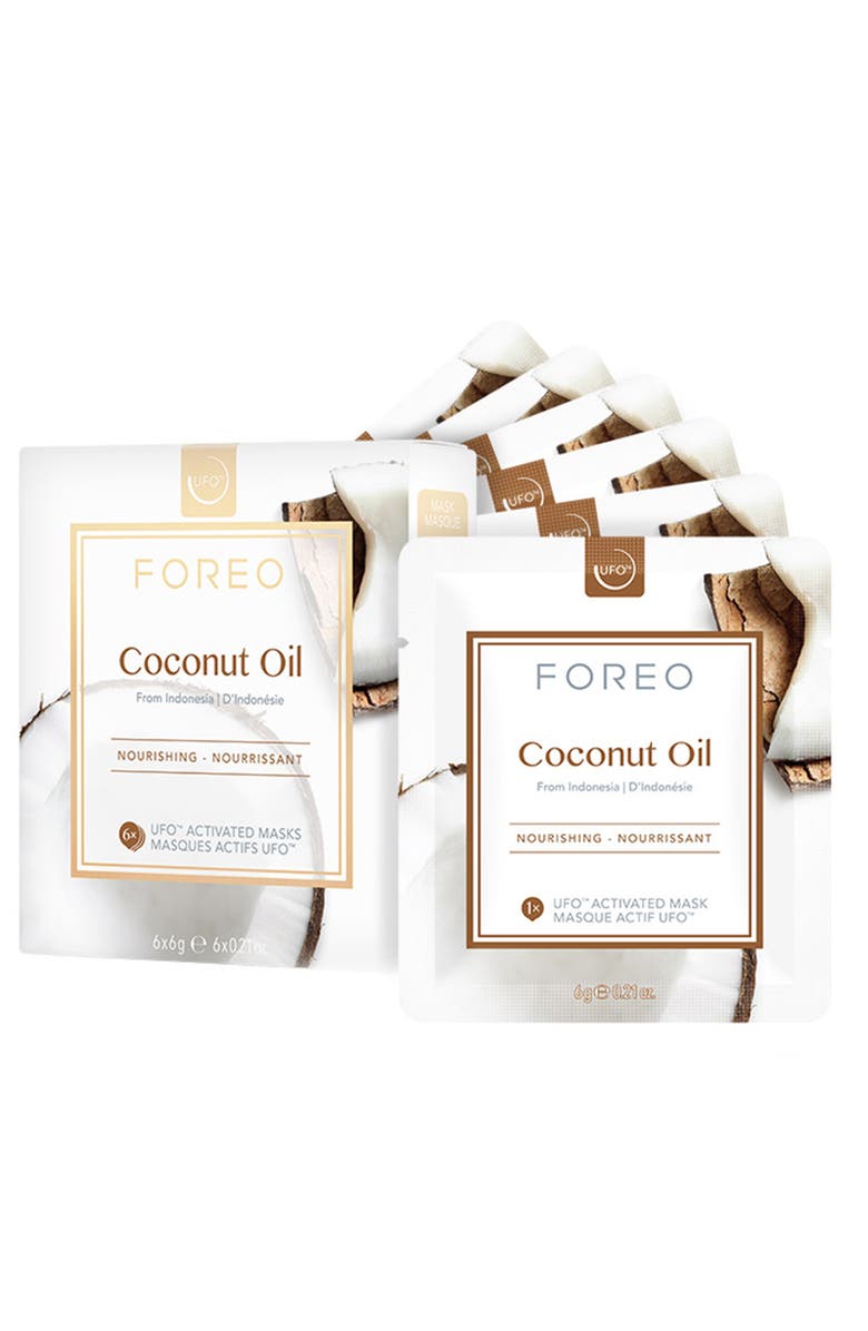 FOREO UFO Mask Natural Coconut Oil, Main, color, NO COLOR